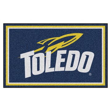 Picture of Toledo Rockets 4X6 Plush Rug