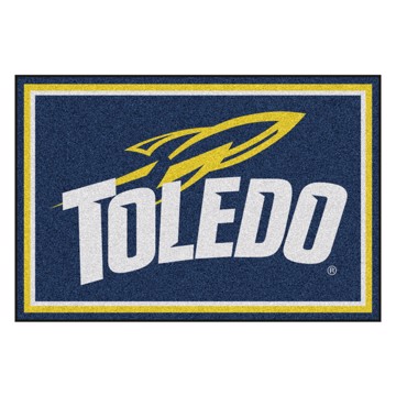 Picture of Toledo Rockets 5X8 Plush Rug