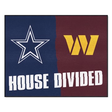 Picture of NFL House Divided - Cowboys / Commanders House Divided Mat
