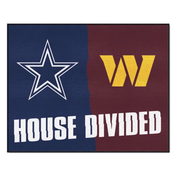 Picture of NFL House Divided - Cowboys / Commanders House Divided Mat