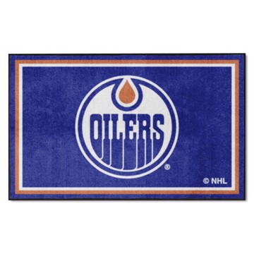 Picture of Edmonton Oilers 4X6 Plush Rug