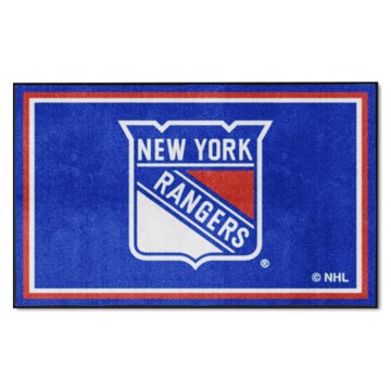 Picture of New York Rangers 4X6 Plush Rug
