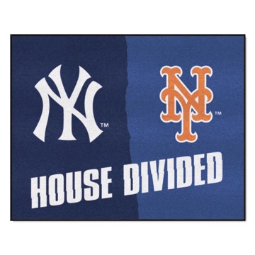 Picture of MLB House Divided - Yankees / Mets House Divided Mat