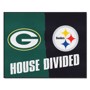 Picture of NFL House Divided - Packers / Steelers House Divided Mat