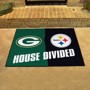 Picture of NFL House Divided - Packers / Steelers House Divided Mat