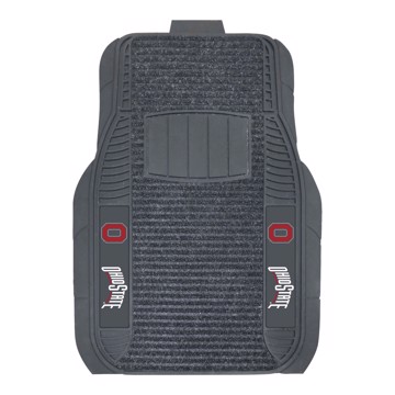Picture of Ohio State Buckeyes 2-pc Deluxe Car Mat Set