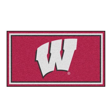 Picture of Wisconsin Badgers 3X5 Plush Rug