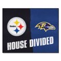 Picture of NFL House Divided - Steelers / Ravens House Divided Mat
