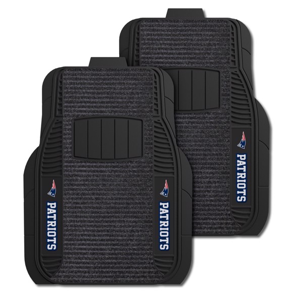 Picture of New England Patriots 2-pc Deluxe Car Mat Set