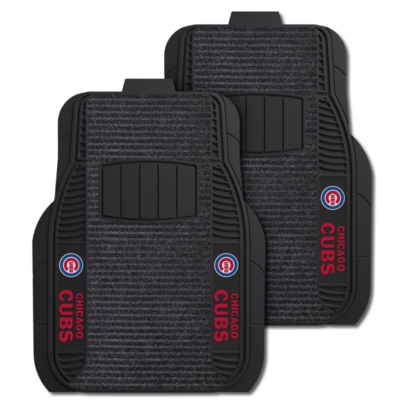 Picture of Chicago Cubs 2-pc Deluxe Car Mat Set