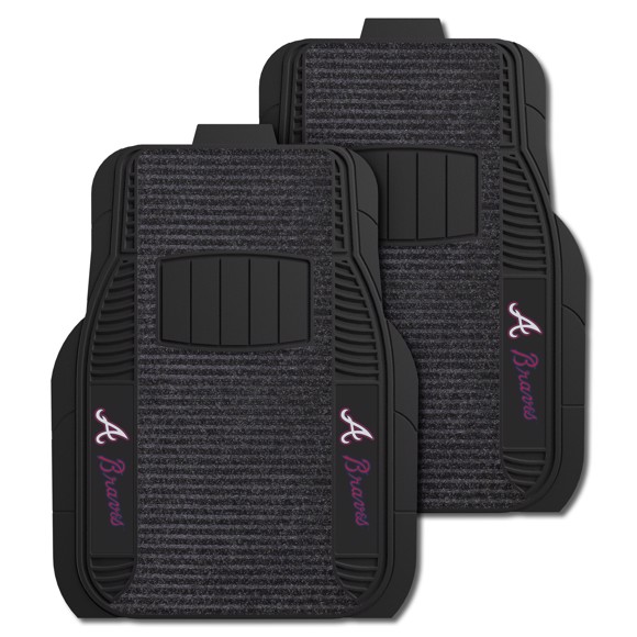 Picture of Atlanta Braves 2-pc Deluxe Car Mat Set