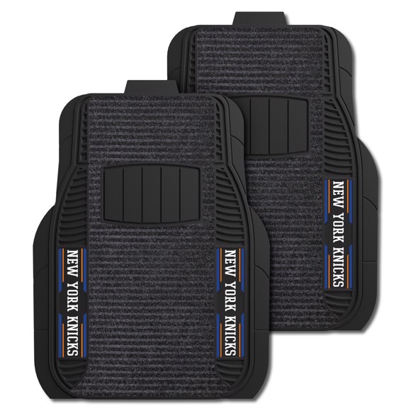 Picture of New York Knicks 2-pc Deluxe Car Mat Set