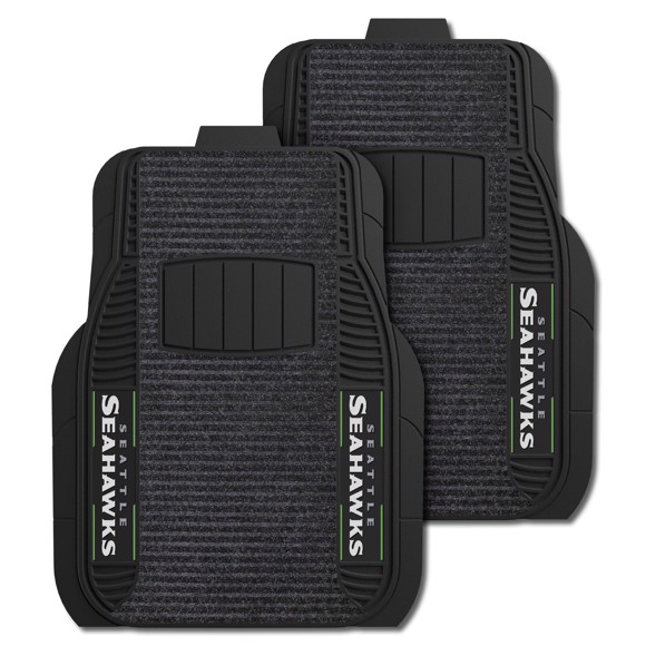 Picture of Seattle Seahawks 2-pc Deluxe Car Mat Set