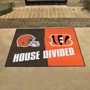 Picture of NFL House Divided - Bengals / Browns House Divided Mat