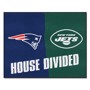 Picture of NFL House Divided - Patriots / Jets House Divided Mat