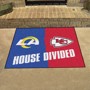 Picture of NFL House Divided - Rams / Chiefs House Divided Mat