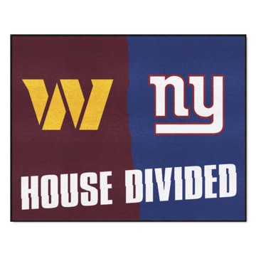 Picture of NFL House Divided - Commanders / Giants House Divided Mat