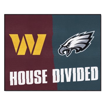 Picture of NFL House Divided - Commanders / Eagles House Divided Mat