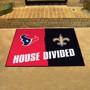 Picture of NFL House Divided - Texans / Saints House Divided Mat