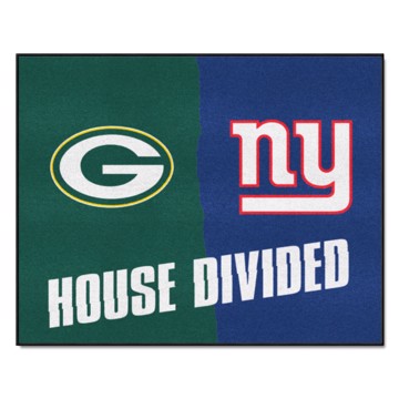 Picture of NFL House Divided - Packers / Giants House Divided Mat