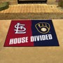 Picture of MLB House Divided - Cardinals / Brewers House Divided Mat