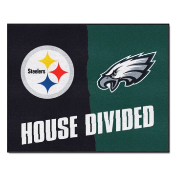 Picture of NFL House Divided - Steelers / Eagles House Divided Mat