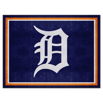 Picture of Detroit Tigers 8X10 Plush Rug