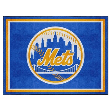 Picture of New York Mets 8X10 Plush Rug