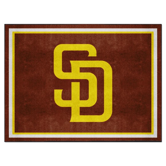 Picture of San Diego Padres 8X10 Plush Rug