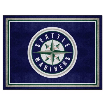 Picture of Seattle Mariners 8X10 Plush Rug