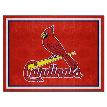 Picture of St. Louis Cardinals 8X10 Plush Rug