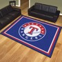 Picture of Texas Rangers 8X10 Plush Rug