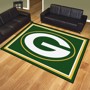 Picture of Green Bay Packers 8X10 Plush Rug