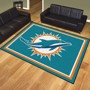 Picture of Miami Dolphins 8X10 Plush Rug