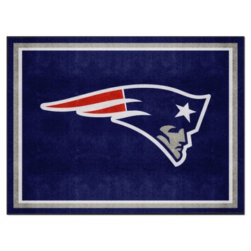 Picture of New England Patriots 8X10 Plush Rug