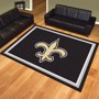 Picture of New Orleans Saints 8X10 Plush Rug
