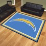 Picture of Los Angeles Chargers 8X10 Plush Rug