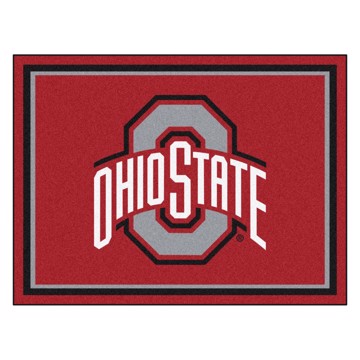 Picture of Ohio State Buckeyes 8X10 Plush Rug