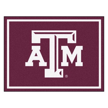Picture of Texas A&M Aggies 8X10 Plush Rug