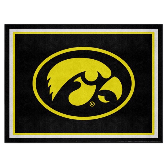 Picture of Iowa Hawkeyes 8x10 Rug