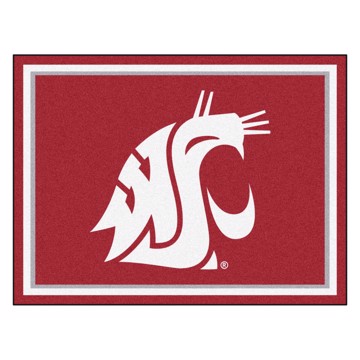 Picture of Washington State Cougars 8X10 Plush Rug