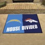 Picture of NFL House Divided - Chargers/ Broncos House Divided Mat
