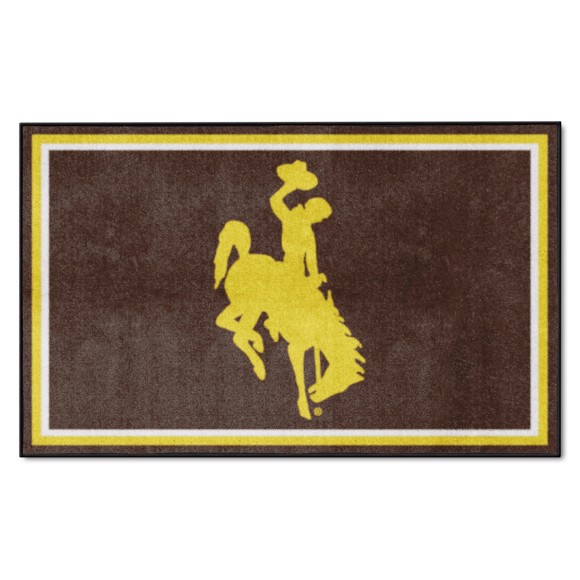 Picture of Wyoming Cowboys 4x6 Rug