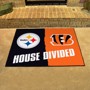 Picture of NFL House Divided - Steelers / Bengals House Divided Mat