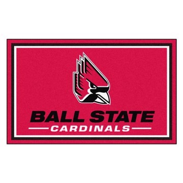 Picture of Ball State Cardinals 4X6 Plush Rug