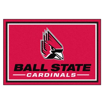 Picture of Ball State Cardinals 5X8 Plush Rug