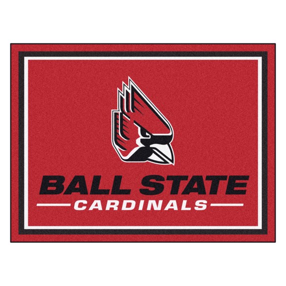 Picture of Ball State Cardinals 8x10 Rug