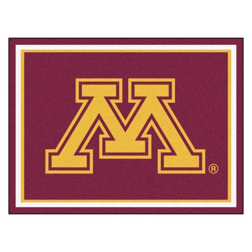 Picture of Minnesota Golden Gophers 8X10 Plush Rug