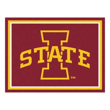 Picture of Iowa State Cyclones 8X10 Plush Rug