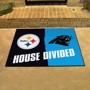 Picture of NFL House Divided - Steelers / Panthers House Divided Mat